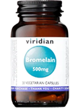 Viridian Bromelain 500mg 90 Capsules