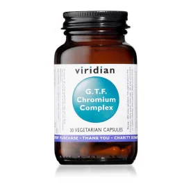 Viridian GTF Chromium Complex 30 Capsules