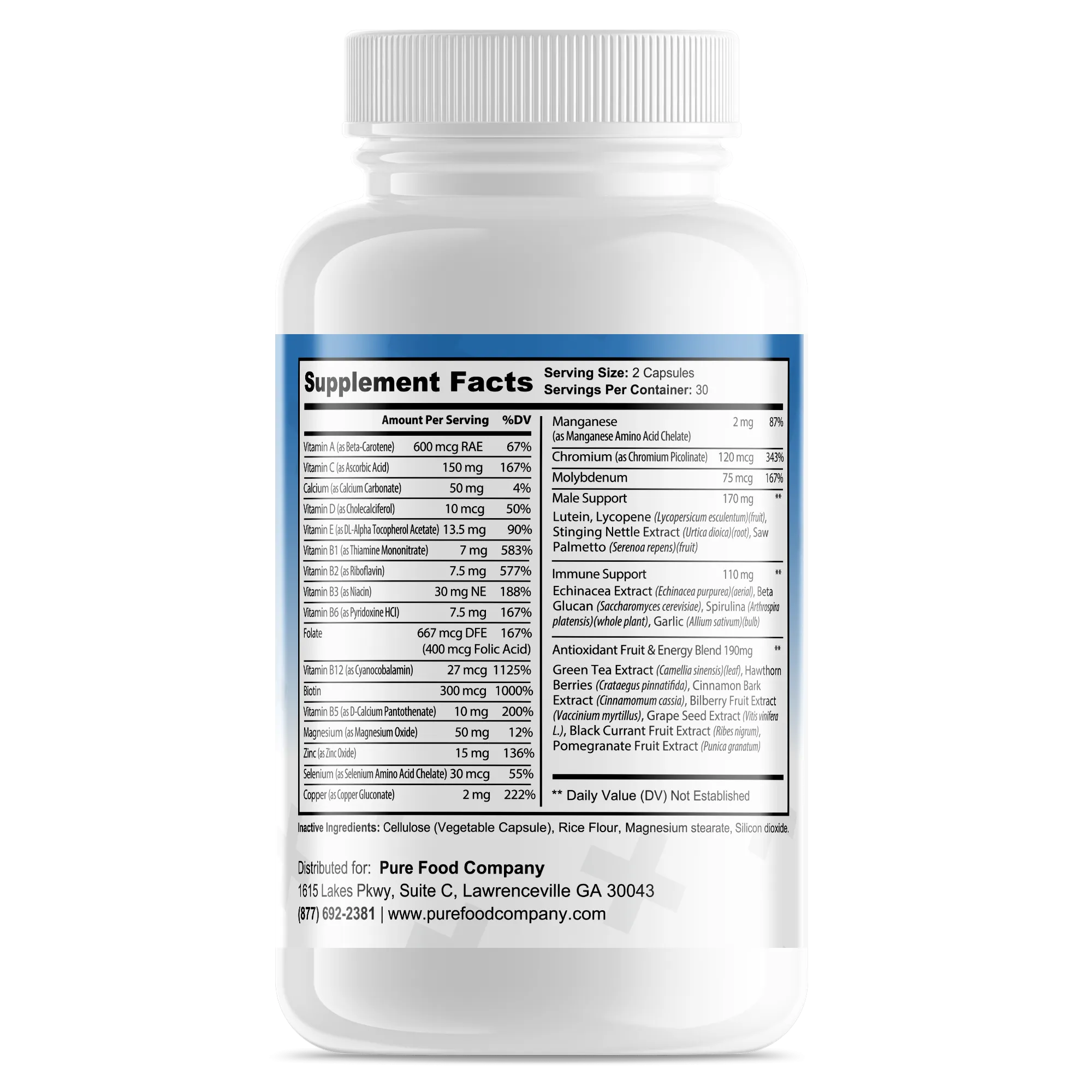 VITA MEN - Daily Multivitamin for Men - 60 Capsules
