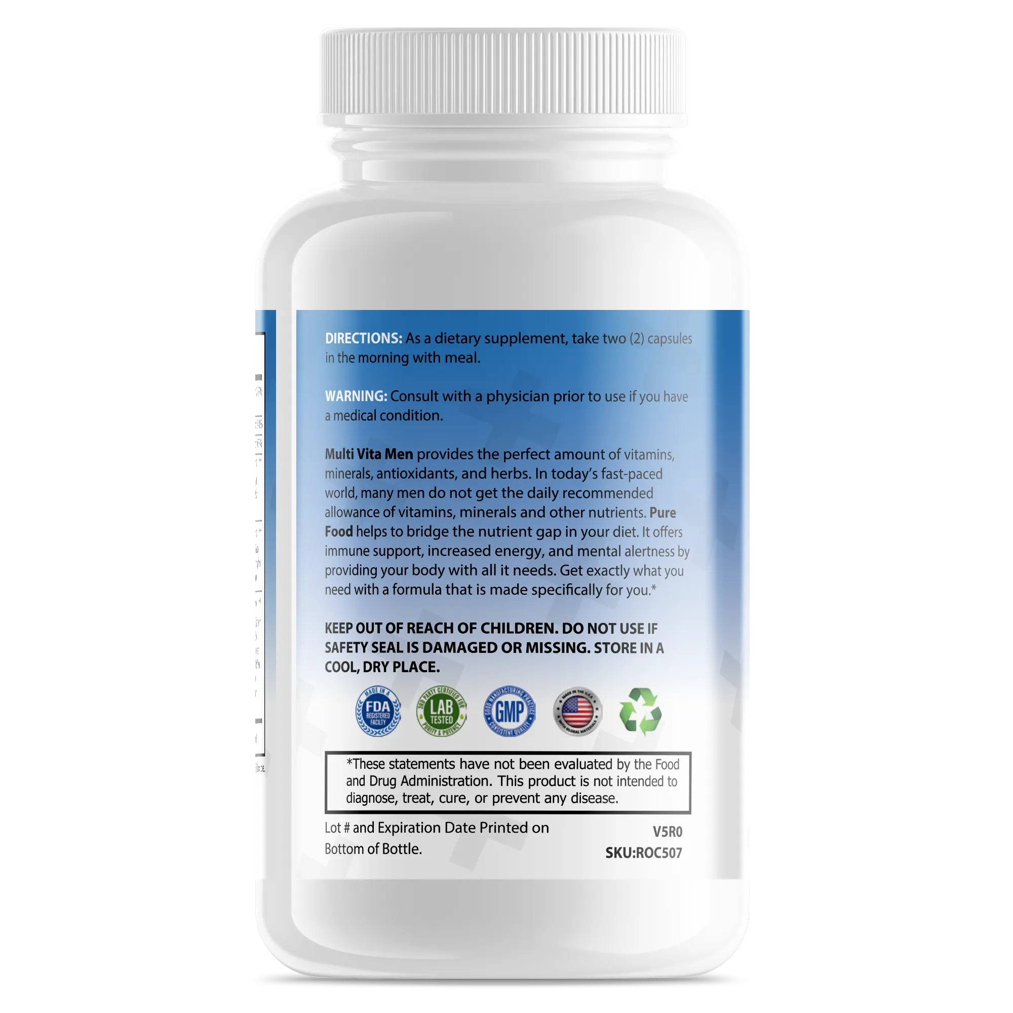 VITA MEN - Daily Multivitamin for Men - 60 Capsules