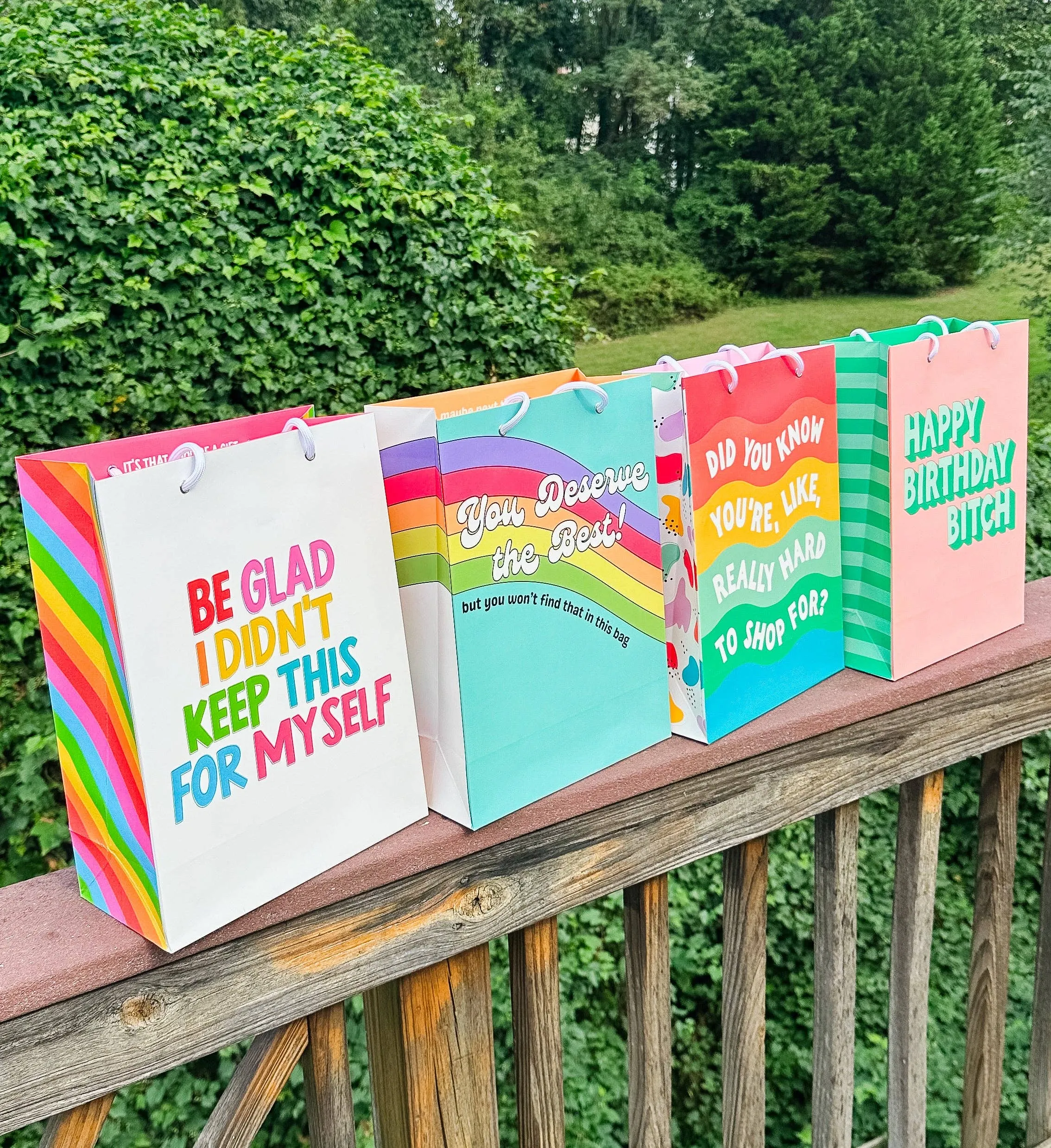 You Deserve the Best -Gift Bag | Funny Gift Bag | Funny Wrap